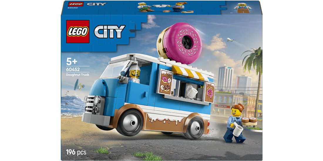 LEGO City 60452 Furgone delle Ciambelle Giocattolo…
