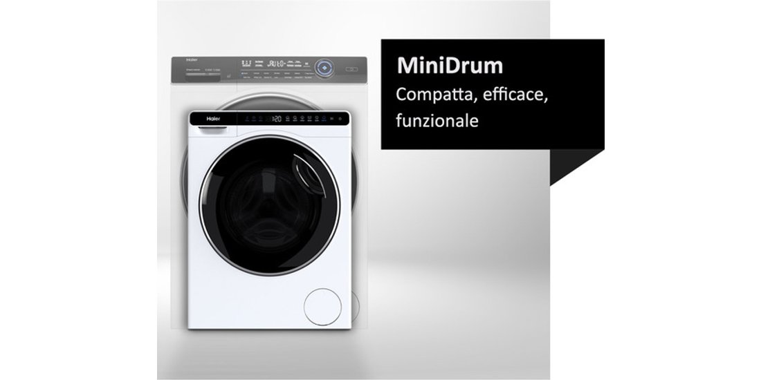 Haier MiniDrum Lavatrice 5kg Classe A Bianco …