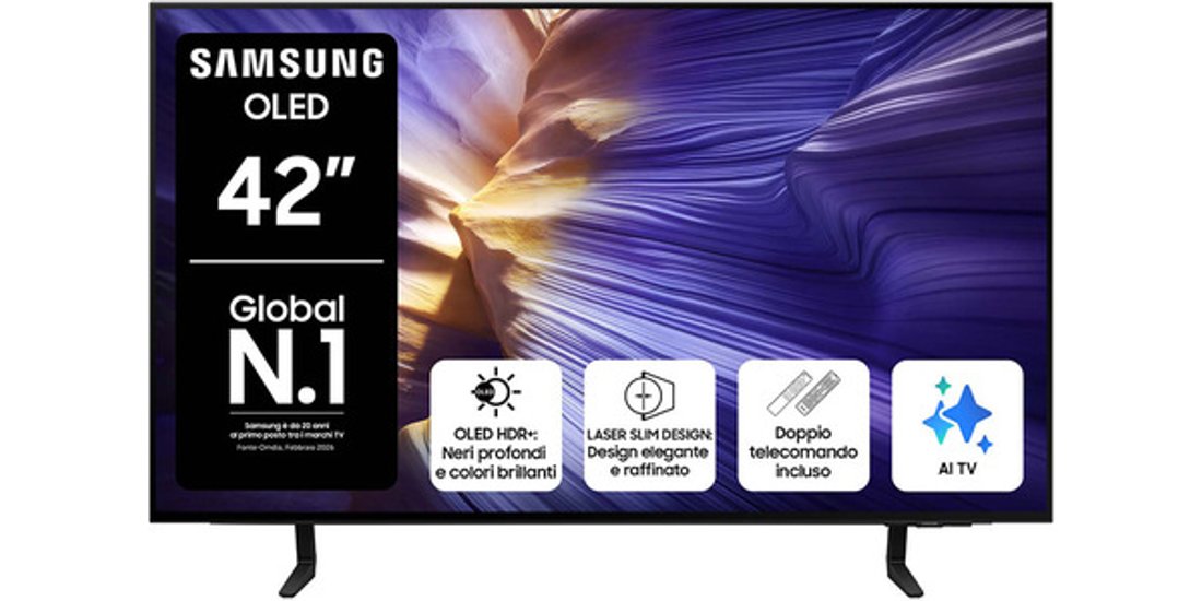 Samsung S90F OLED AI TV 42” QE42S90FAEXZT 4K…