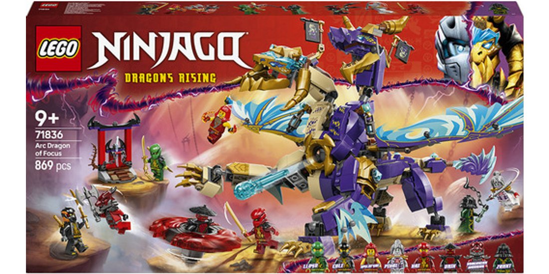 LEGO NINJAGO 71836 l’Arco Dragone della Concentrazione…