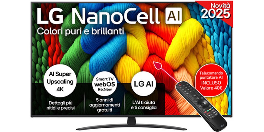 LG NanoCell AI 65NANO81A6A TV Serie NANO81 65…