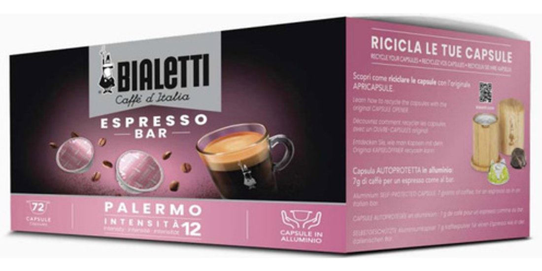 Bialetti Palermo Capsule caffè 72 pz