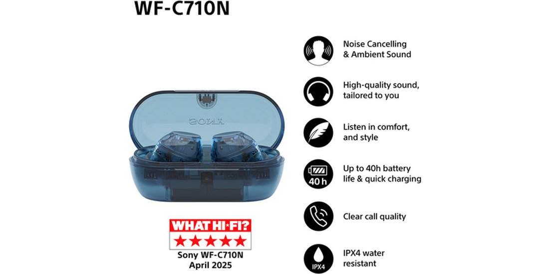 Sony WFC710NL.CE7 cuffia e auricolare True Wireless…