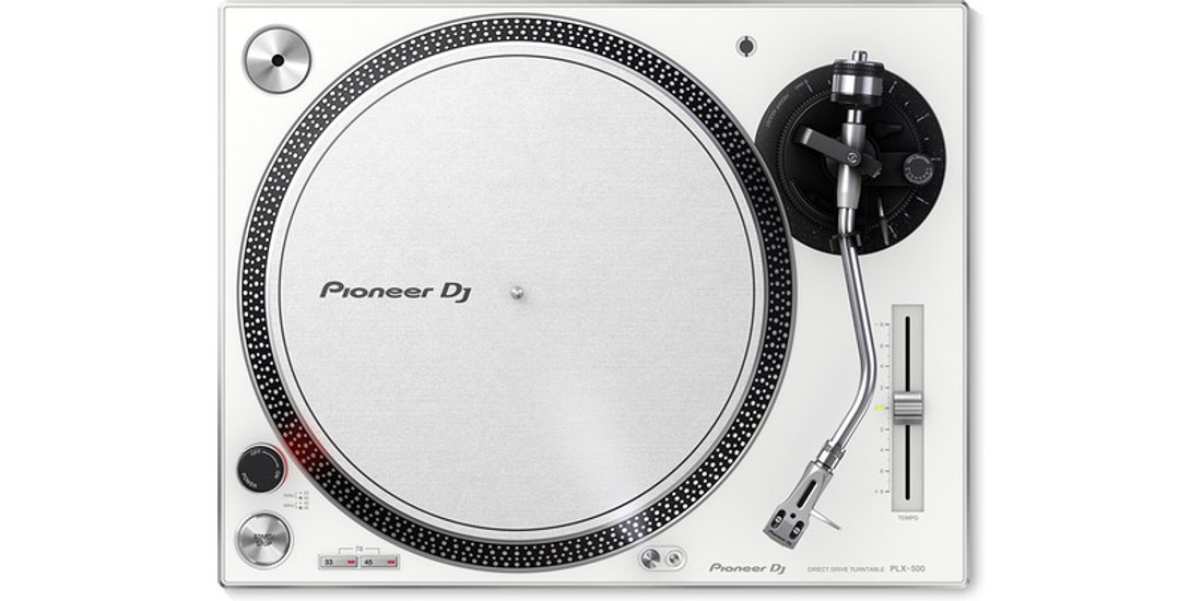 Pioneer DJ PLX-500-W Direct Drive Turntable bianco…