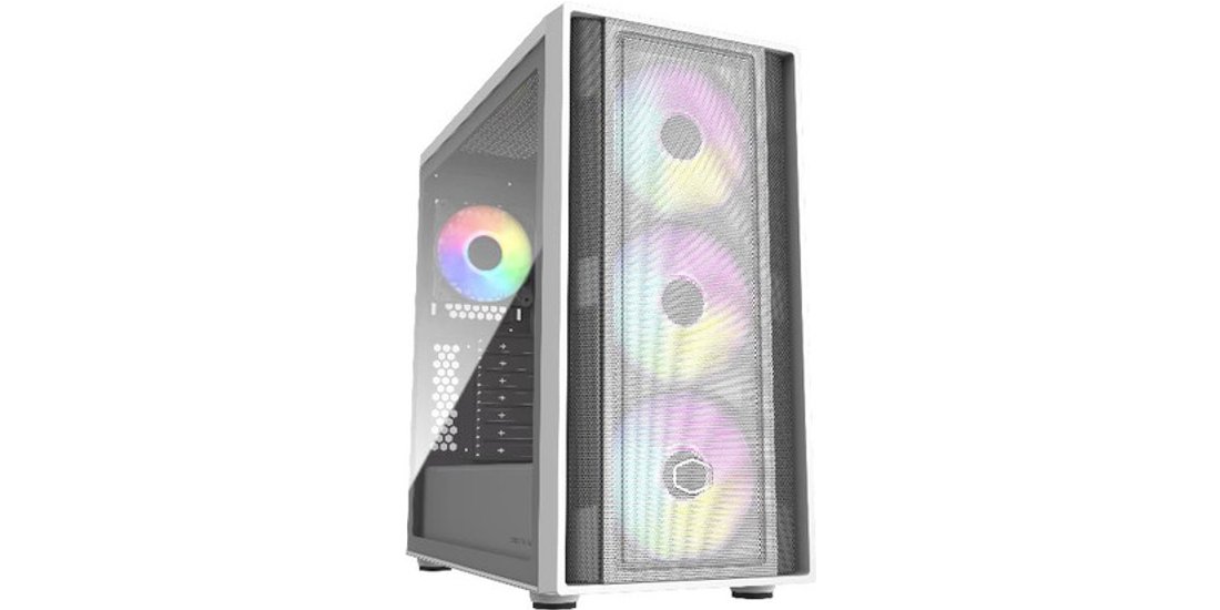 Cooler Master MasterBox 600 White Desktop Bianco…