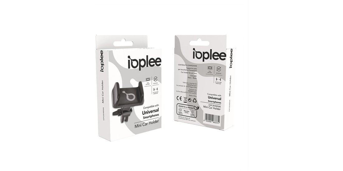 IOPLEE Car Holder bocchetta areazione (nero)