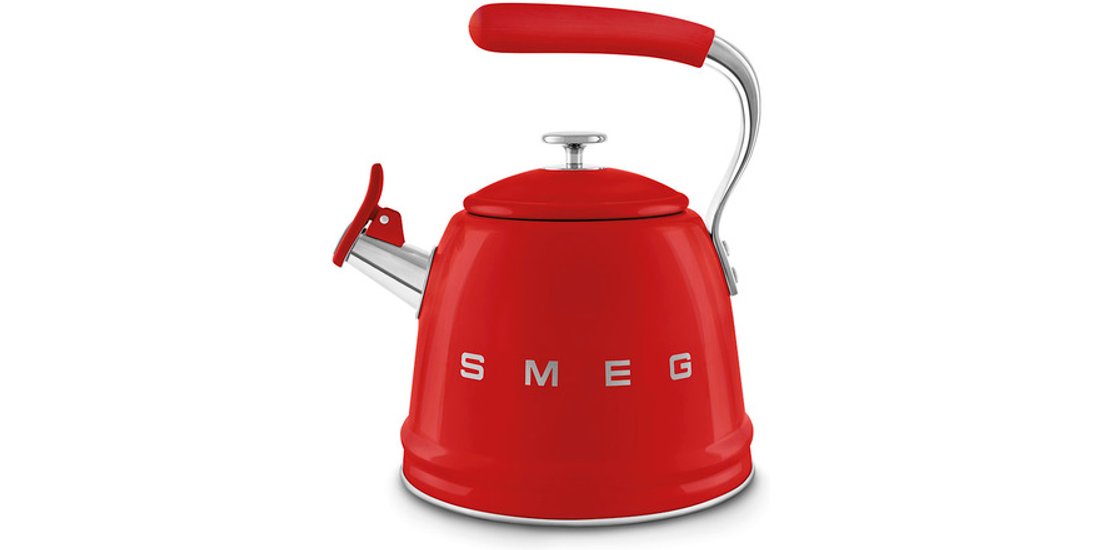 Smeg Bollitore con fischio 50’s Style – Rosso…