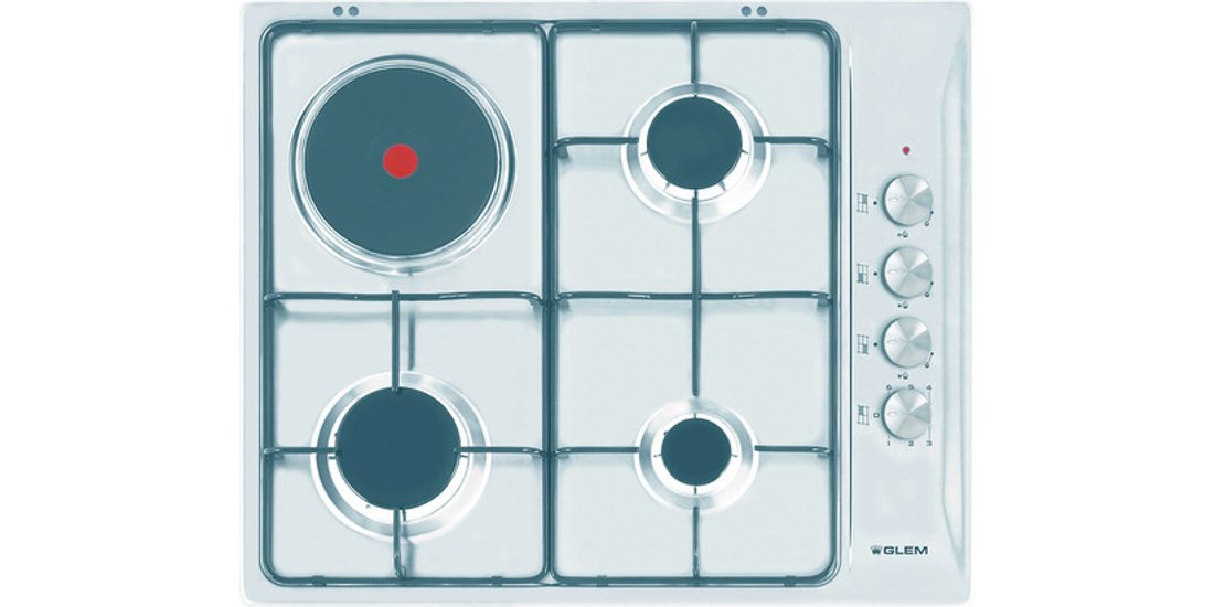 Glem Gas GTL647IX piano cottura Acciaio inossidabile…