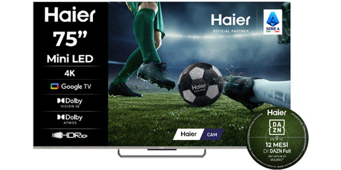 Haier Smart TV QD-Mini LED 75” H75M95EUX 4K …
