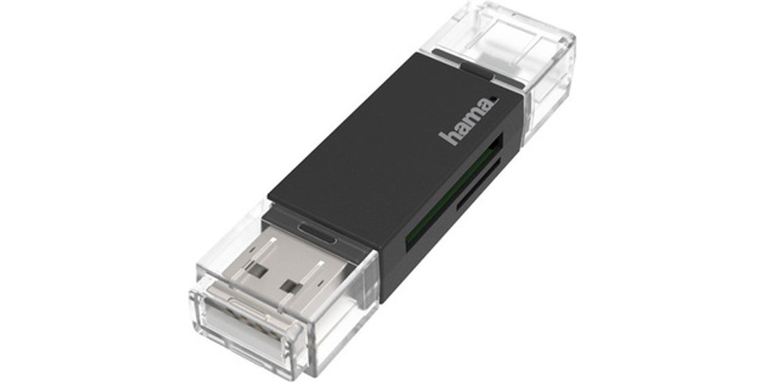 Hama Lettore USB 2.0 SD/Micro SD OTG