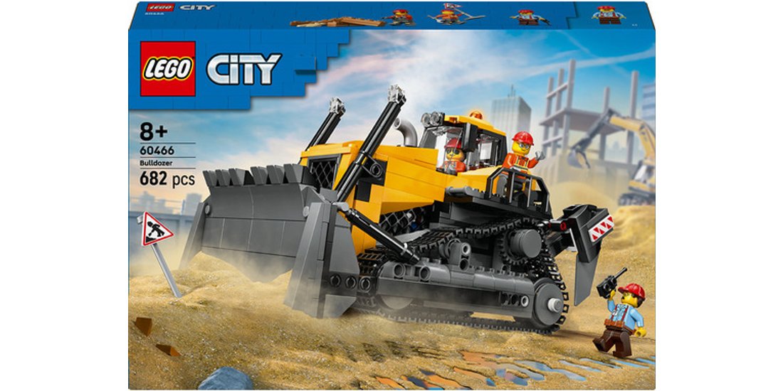 LEGO City Bulldozer giallo