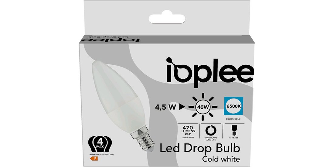 IOPLEE C356651-Confezione 4 lampadine LED 6500…