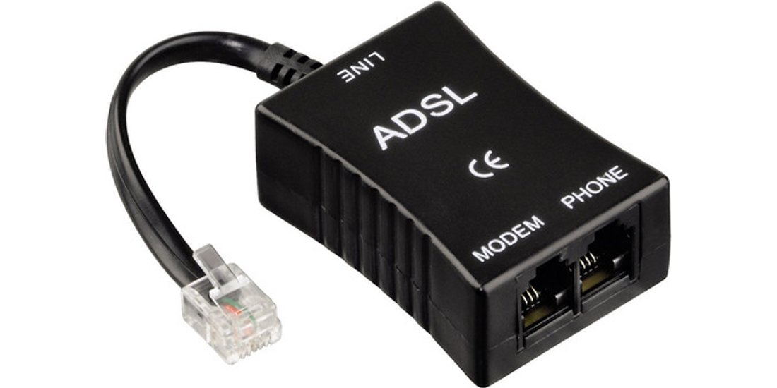 Hama Filtro ADSL RJ 11 jack 6p4c M/2 Jack 6p4c…