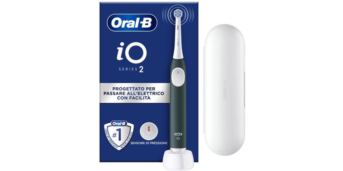 Oral-B iO2 Adulto Spazzolino a vibrazione Verde…