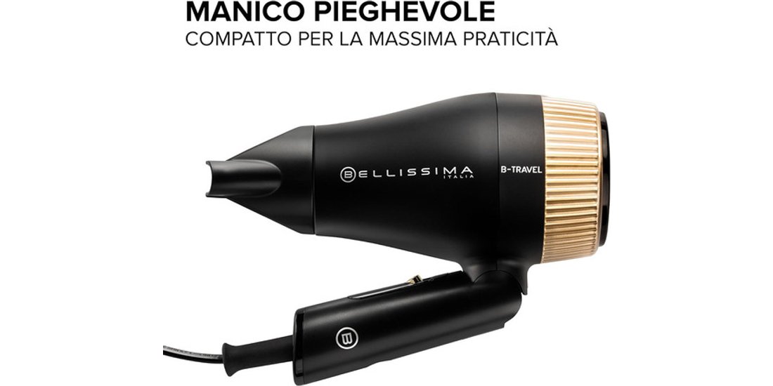 Bellissima Imetec B-Travel Asciugacapelli da …
