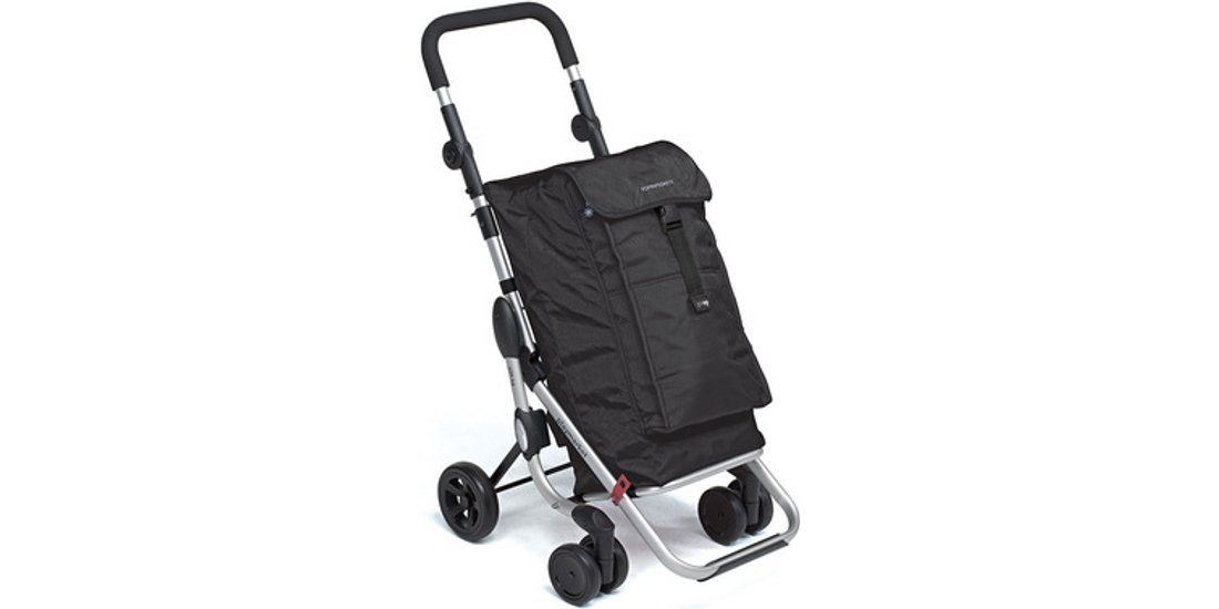 Foppapedretti Go Up Alluminio Nero Borsa trolley…