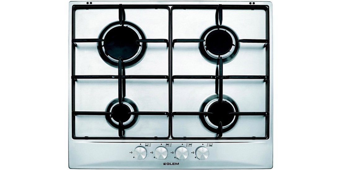 Glem Gas GT64IX piano cottura Acciaio inossidabile…
