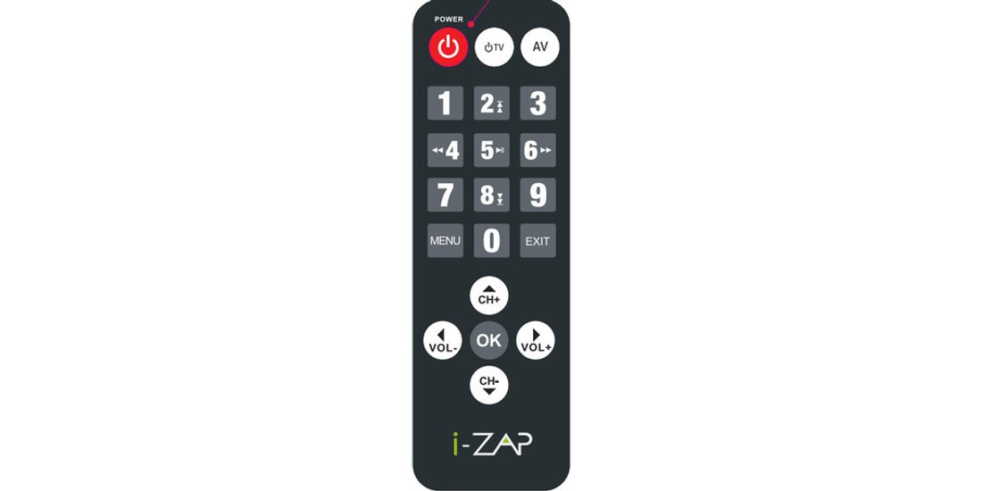 i-ZAP T395 set-top box TV Terrestre HD Nero