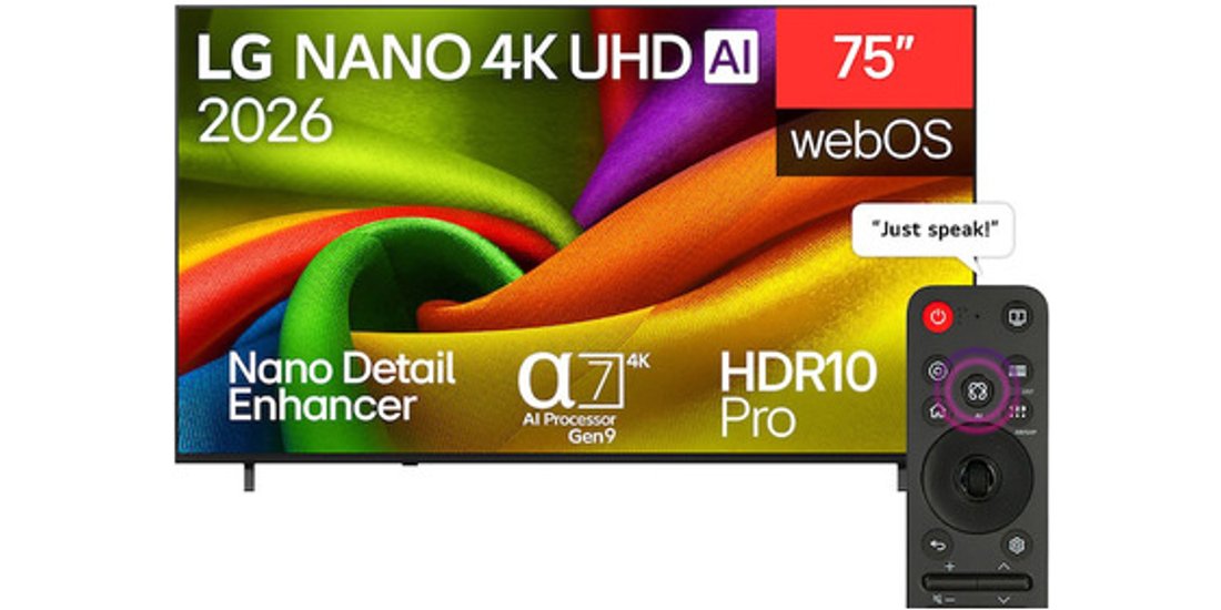 LG NANO 4K UHD AI 75NU850B6LA 1905 cm (75”) …