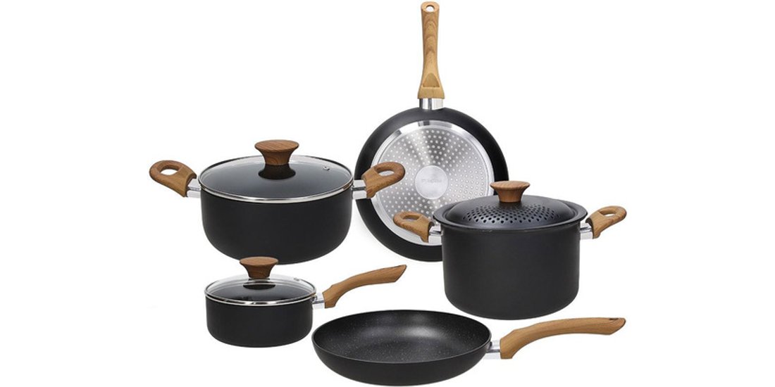 Tognana Porcellane Rock in Wood set di pentole…