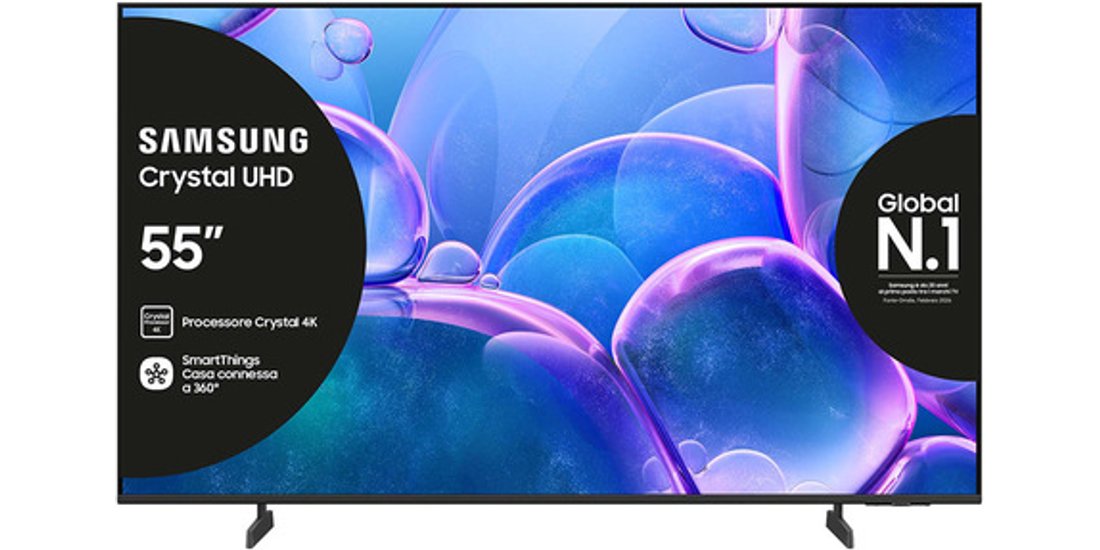 Samsung Crystal UHD 55” UE55U7000FUXZT 4K Processore…