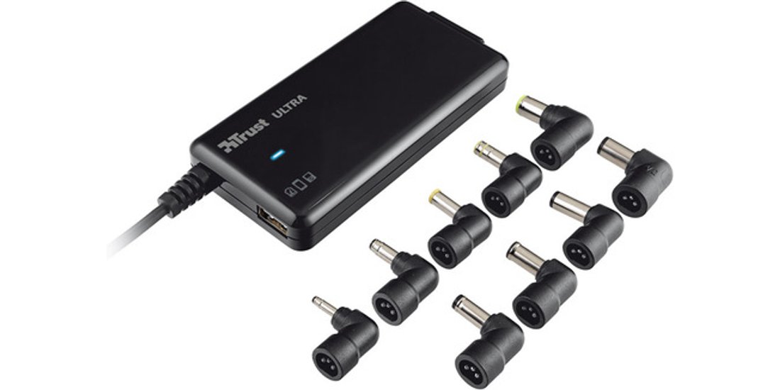 Trust 70W Plug&Go Thin Laptop & Phone Charger…