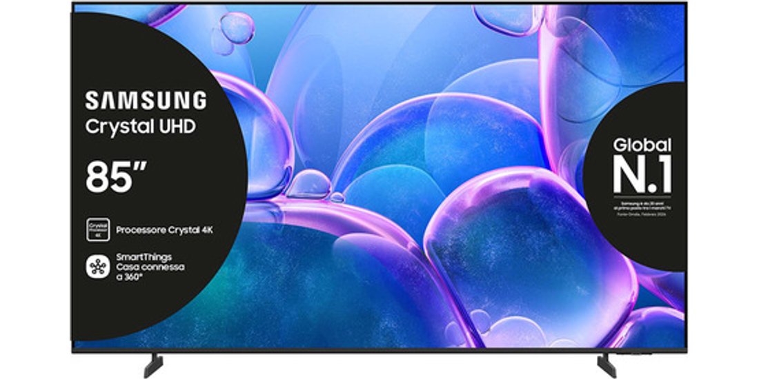 Samsung Crystal UHD 85” UE85U7000FUXZT 4K Processore…