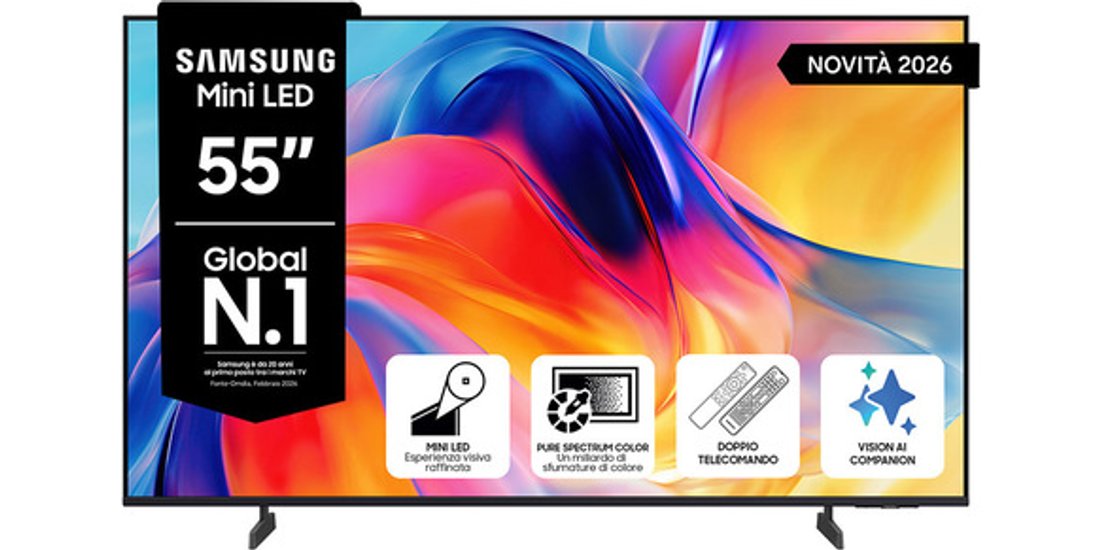 Samsung Mini LED AI TV 55” UE55M70HAUXZT 4K …