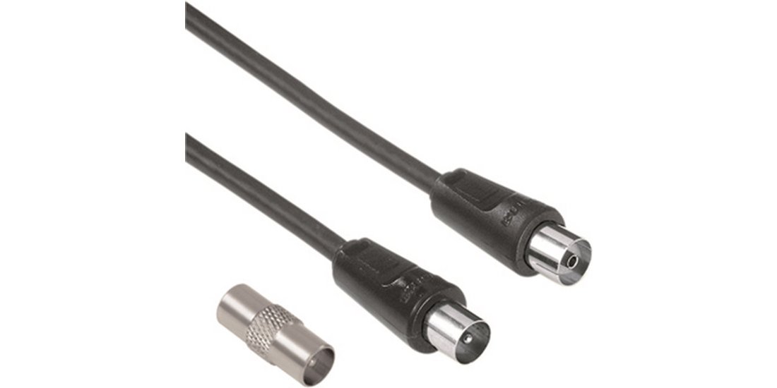 Hama 7483199 cavo coassiale 3 m Tipo F Nero