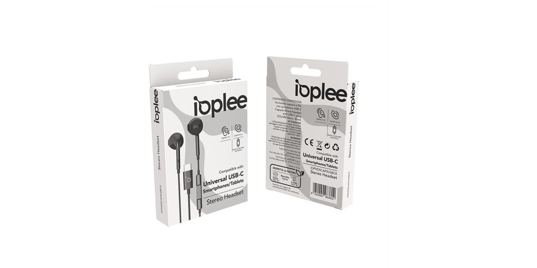 IOPLEE Auricolare Capsula a filo con connettore…