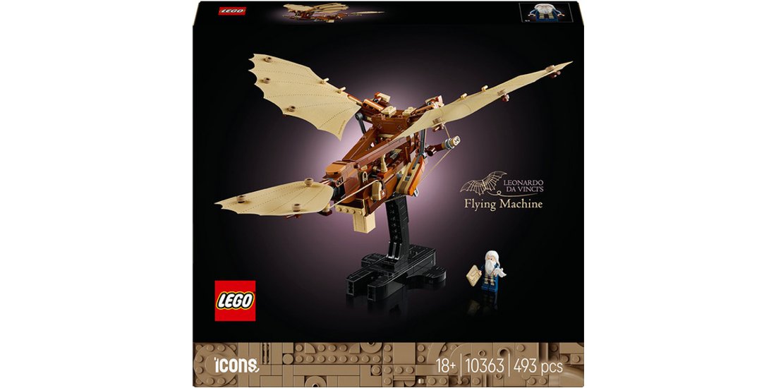 LEGO ICONS Macchina volante di Leonardo da Vinci…