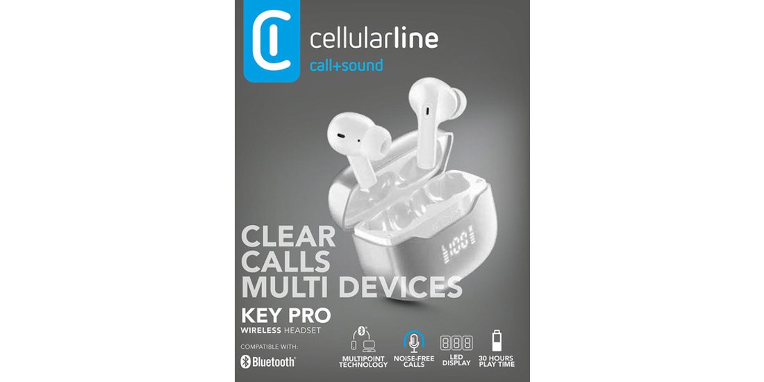 Cellularline Key Pro Auricolari Bluetooth con…