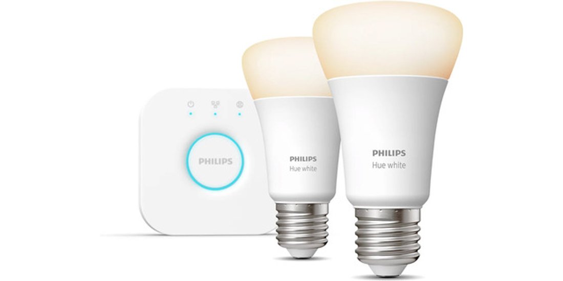 Philips Hue White Starter kit: 2 lampadine connesse…