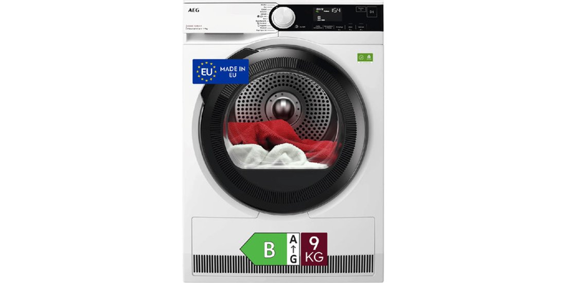 AEG Asciugatrice 9 Kg Classe B TR8HDCH9B MADE…