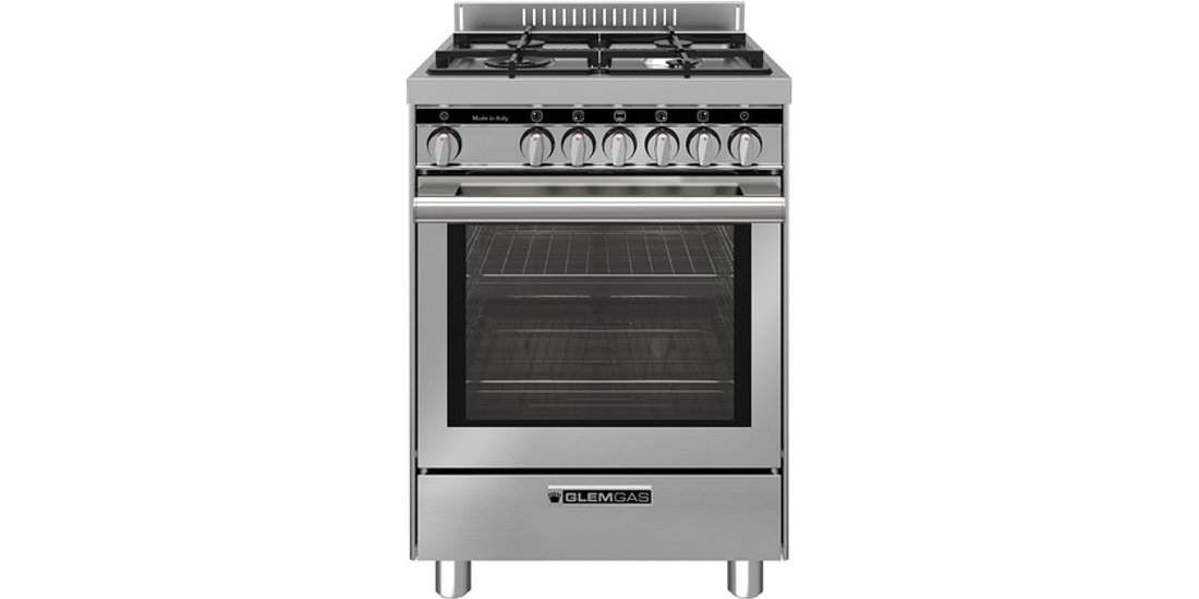 Glem Gas ST664VI cucina Elettrico/Gas Acciaio…