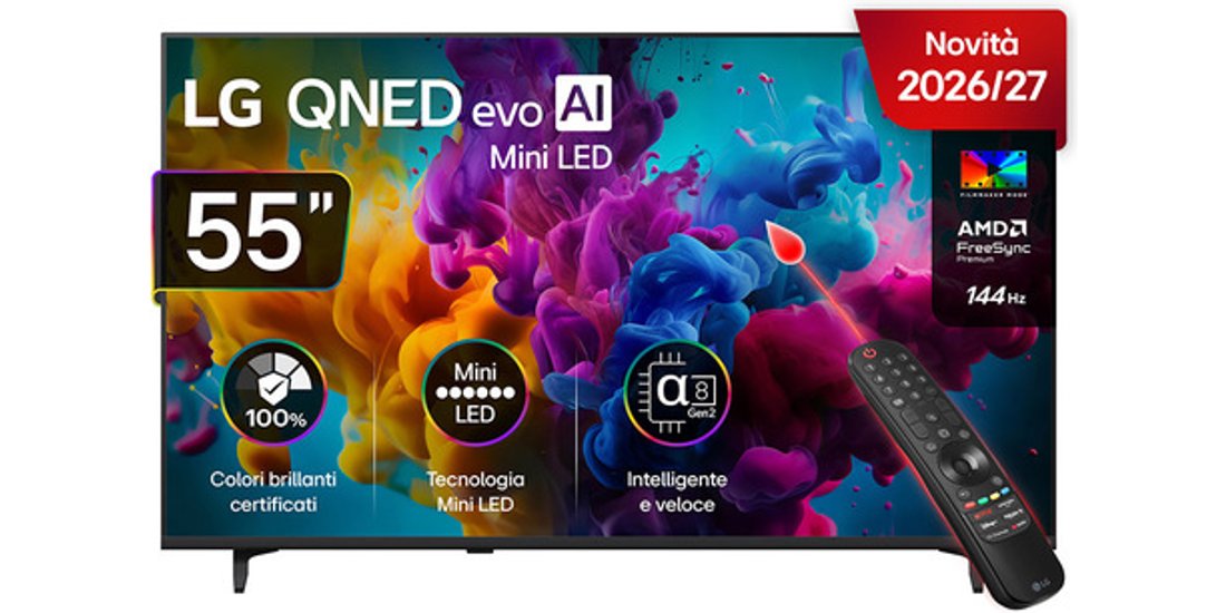 LG QNED evo AI MiniLED 55” Serie QNED8MB 55QNED8MB6C…
