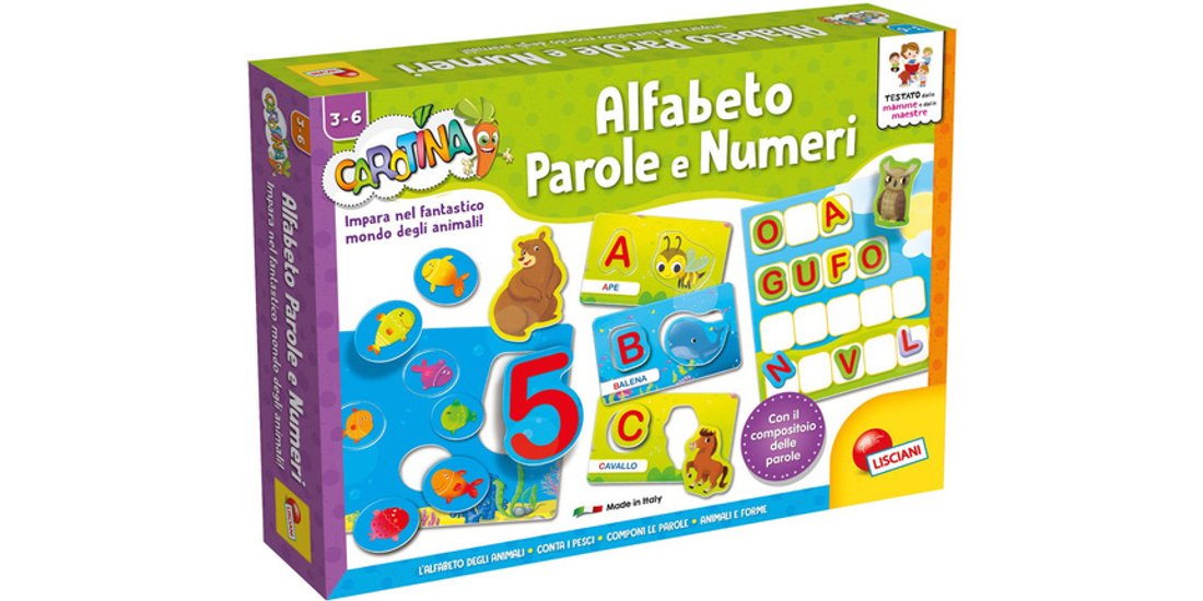 Lisciani Giochi 60184 – Gioco Carotina Maxi Alfabeto…