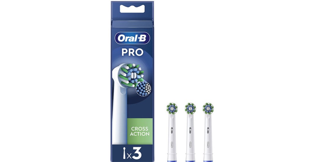 Oral-B Pro Cross Action 3 pz Bianco