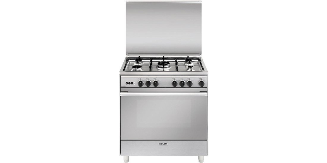 Glem Gas U865VI cucina Elettrico/Gas Acciaio …