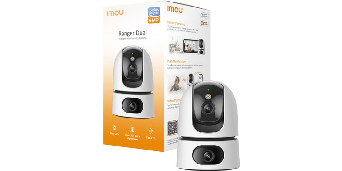 Imou Ranger DUAL 6MP (3MP+3MP) Telecamera WiFi…