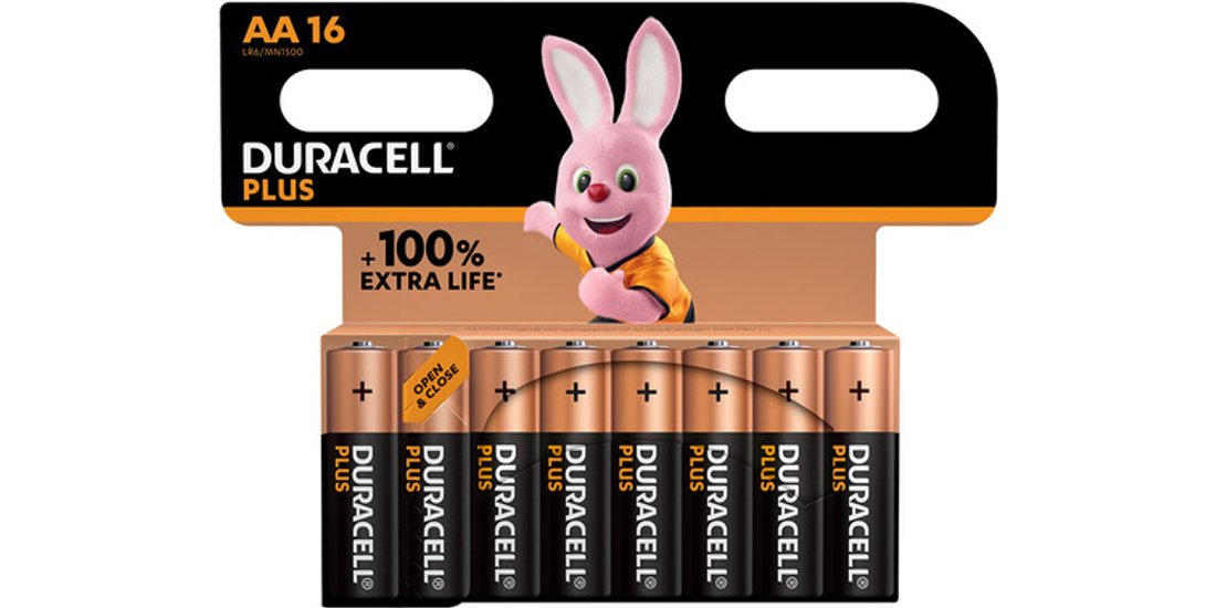 Duracell Plus 100 AA B16 x10