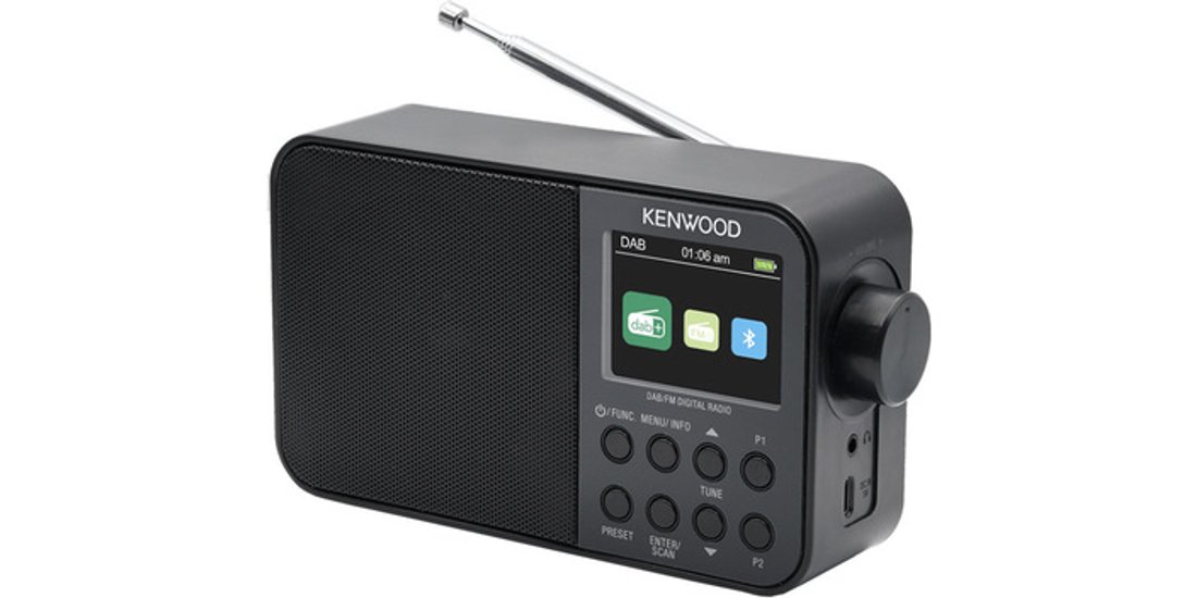 Kenwood CR-M30DAB-B Portatile Digitale Nero