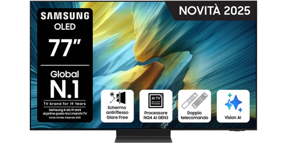 Samsung OLED AI TV 77” QE77S95FATXZT 4K Processore…