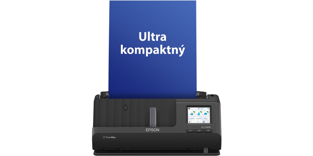 Epson ES-C380W Scanner con ADF + alimentatore…