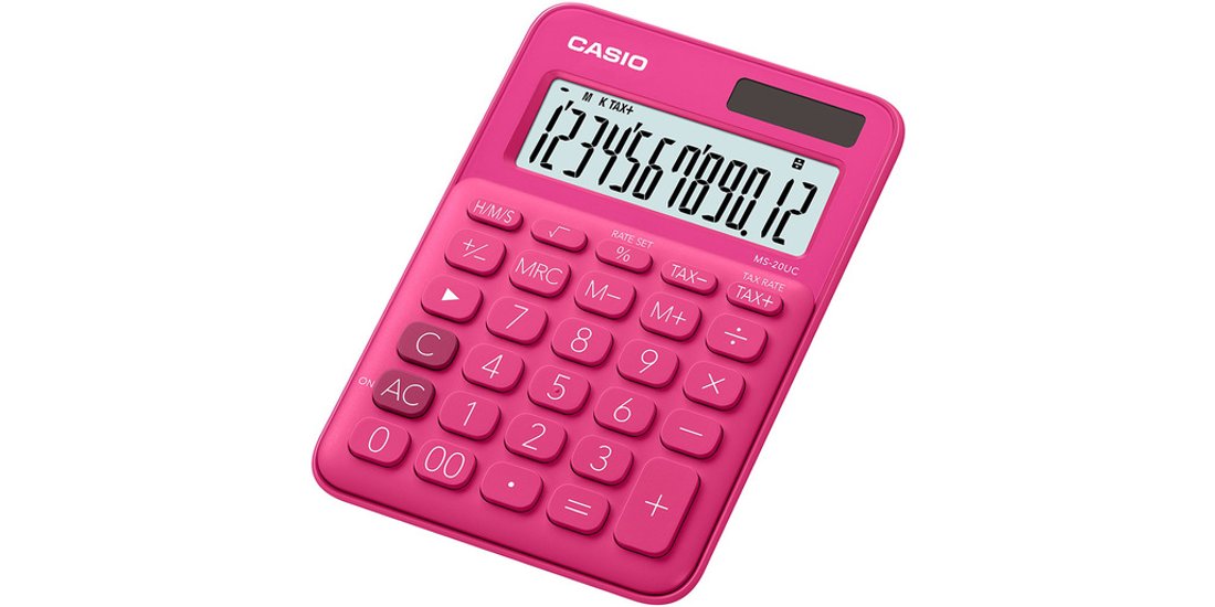 Casio MS-20UC-RD calcolatrice Desktop Calcolatrice…