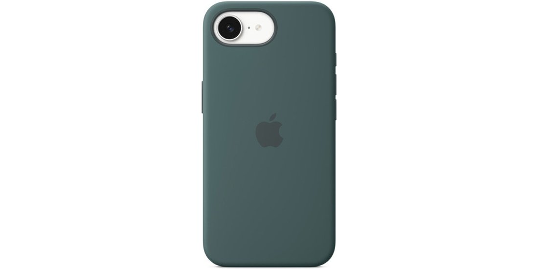 Apple Custodia in silicone per iPhone 16e – Verde…
