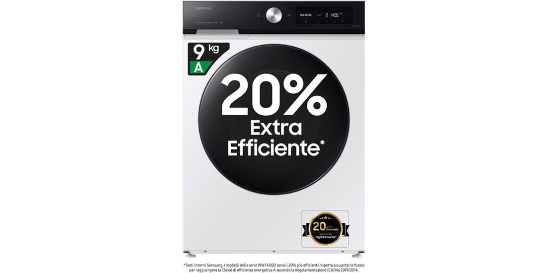 Samsung WW90DB7U94GEU3 lavatrice Caricamento …