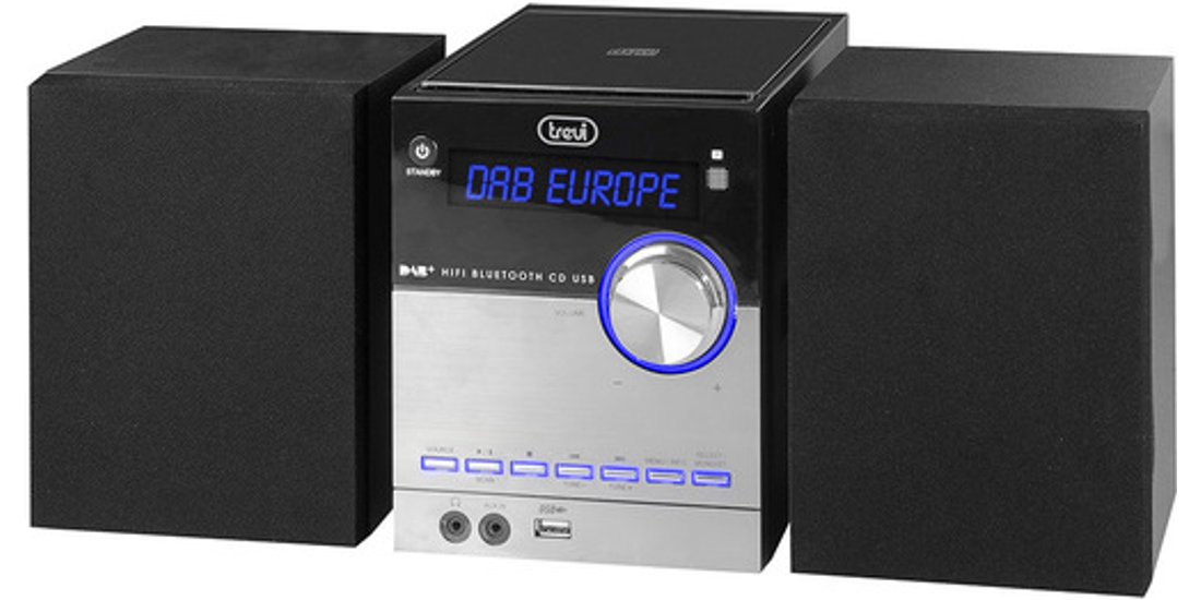 Trevi STEREO HI-FI DAB+ 30W WIRELESS USB AUX-…