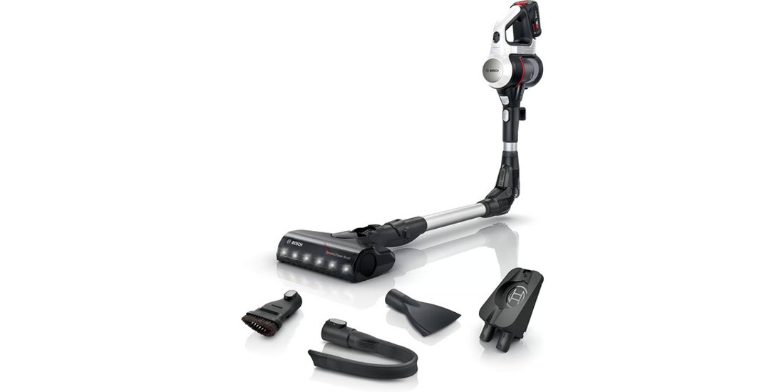 Bosch BBS711W Scopa elettrica ricaricabile Unlimited…