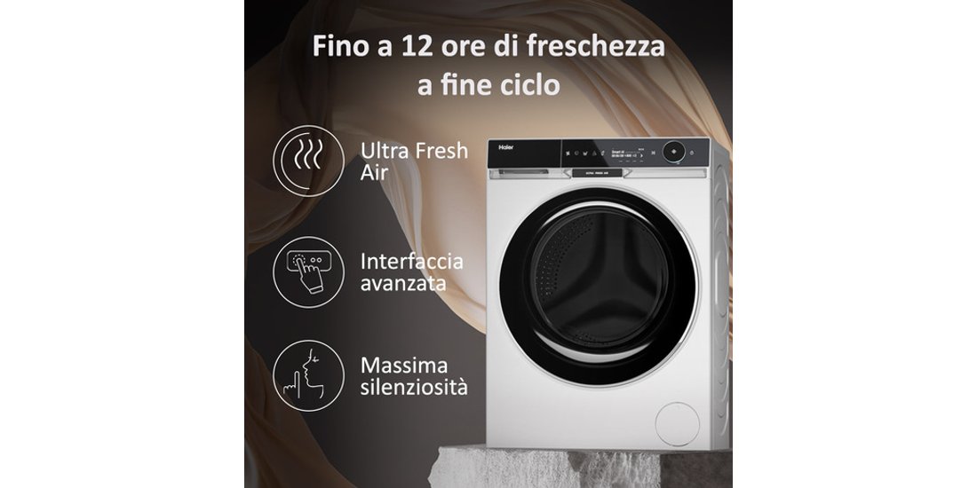 Haier HW100-BD14397U1 lavatrice Caricamento frontale…